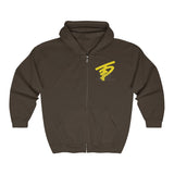 Two Dog Tough™ Classic Pitbull Silhouette Zip Hoodie