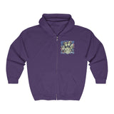 A.R.F. Project Stack Graffiti Style with Blocks Unisex Heavy Blend™ Full Zip Hooded Sweatshirt