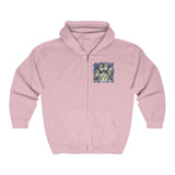 A.R.F. Project Stack Graffiti Style with Blocks Unisex Heavy Blend™ Full Zip Hooded Sweatshirt
