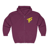 Two Dog Tough™ Classic Pitbull Silhouette Zip Hoodie