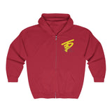 Two Dog Tough™ Classic Pitbull Silhouette Zip Hoodie