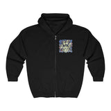 A.R.F. Project Stack Graffiti Style with Blocks Unisex Heavy Blend™ Full Zip Hooded Sweatshirt