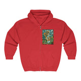 Two Dog Tough™ Smiling Pitbull Full Zip Hooded Sweatshirt