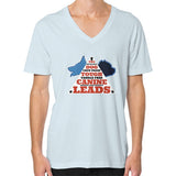 V-Neck (on man) Light blue TWO DOG TOUGH LLC