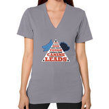 V-Neck (on woman) Slate TWO DOG TOUGH LLC